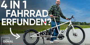 Mobilität mit Muskelkraft neu erfunden als 4-in-1-Format